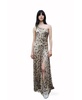Women's One Shoulder Printed Maxi Dress