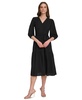 Women's Balloon-Sleeve Tie-Waist Tiered Dress