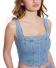 Women's Neil Denim Bustier Top