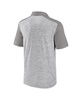 Men's Heather Gray Los Angeles Dodgers True Classics Avid Fan Brushed Polo