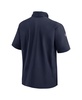 Men's Navy Dallas Cowboys 2024 Sideline Coach Short Sleeve Half-Zip Hoodie Jacket