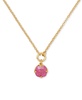 Gold-Tone Pop of Joy Spade Flower Pendant Necklace, 16" + 3" extender