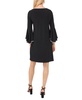 Rhinestone-Trim Bell-Sleeve Dress