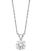 14k White Gold Necklace, Cubic Zirconia Round Pendant (2-1/6 ct. t.w.)
