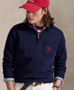 Men's Double-Knit Mesh Collared Sweatshirt