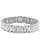 Men's Diamond Link Bracelet (1 ct. t.w.) in Sterling Silver & 14k Gold-Plate or Sterling Silver