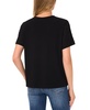 Women's Mixed-Media Tweed-Sleeve Top