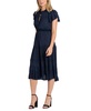 Women's Ruffle Flutter-Sleeve Midi Dress