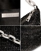 Crescent Diamond Mesh Small Chain Hobo, Created for Macy's 