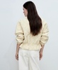 Women's Quilted Bomber Jacket