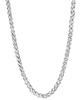 Men's Wheat Link 24" Chain Necklace in Stainless Steel