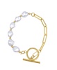 Chain Toggle Pearl Bracelet