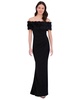 Women's Off-The-Shoulder Side-Ruched Gown