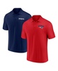 Men's New England Patriots Lockup Two-Pack Polo Shirt Set