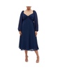 Plus Size Flirty Midi Dress
