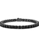 Men's Icon Black-Tone Sterling Silver Tennis Bracelet