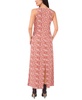 Women's Printed Keyhole Sleeveless Maxi Dress