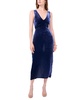 Women's Velvet Midi Dress