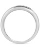 EFFY® Men's Diamond Ring (1/6 ct. t.w.) in Sterling Silver (Also available 14k Gold-Plated Sterling Silver)