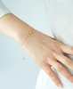 Diamond Heart Link Bracelet (1/10 ct. t.w.) in Gold Vermeil, Created for Macy's