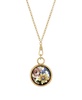 Round Floral Antique Necklace