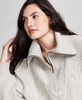 Women's Cable 1/4 Sweater, Created for Macy's