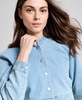 Women's Floral-Embroidered Denim Jacket, Exclusively at Macy's