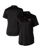 Women's Black Louisville Cardinals Prospect Textured Stretch Polo Top