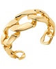 14K Gold Plated Link Cuff Bracelet