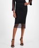 Women's Embellished Pull-On Midi Skirt 