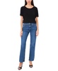 Women's Oversized High-Low Hem Crewneck Top