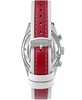 Women's Jordan Chronograph Multifunctional Victory Red Leather Strap Watch, 40mm