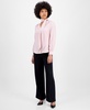 Women's Tie-Neck Long-Sleeve Blouse, Exclusively at Macy's
