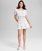 Women's Floral Print Button-Front Blouse, Exclusively at Macy's
