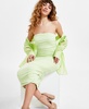 Women's Ruched Strapless Bodycon Dress, Exclusively at Macy's 