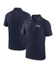 Men's College Navy Seattle Seahawks Sideline Coaches Performance Polo Shirt
