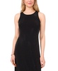 Women's Shine Crewneck Back Keyhole Sleeveless Dress