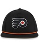 Men's Black Philadelphia Flyers Buxton Pro Tech Adjustable Hat