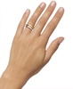 Gold and Silver Duo Stack Ring
