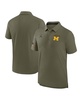 Men's Olive Michigan Wolverines 2024 Military Appreciation Tour Performance Polo