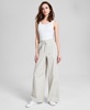 Women's Cotton Tie-Waist Wide-Leg Pants, Exclusively at Macy's