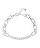 Cubic Zirconia Link Bracelet