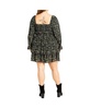 Plus Size Dahlia Mini Print Dress