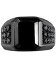 EFFY® Men's Onyx & Black Spinel Ring in Black PVD over Sterling Silver