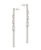 Angela Cubic Zirconia Drop Stud Earrings