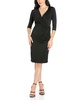 Women's Draped in Style V-Neck Dress