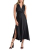 Women's V-Neck Asymmetric-Hem A-Line Dress