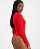 Women's Cutout-Neck Long-Sleeve Bodysuit, Exclusively at Macy's
