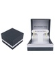 Clear Crystal Rectangular Shaped Hoop Earrings