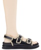 Women's Beena Footbed Hook and Loop Flatform Sandals
